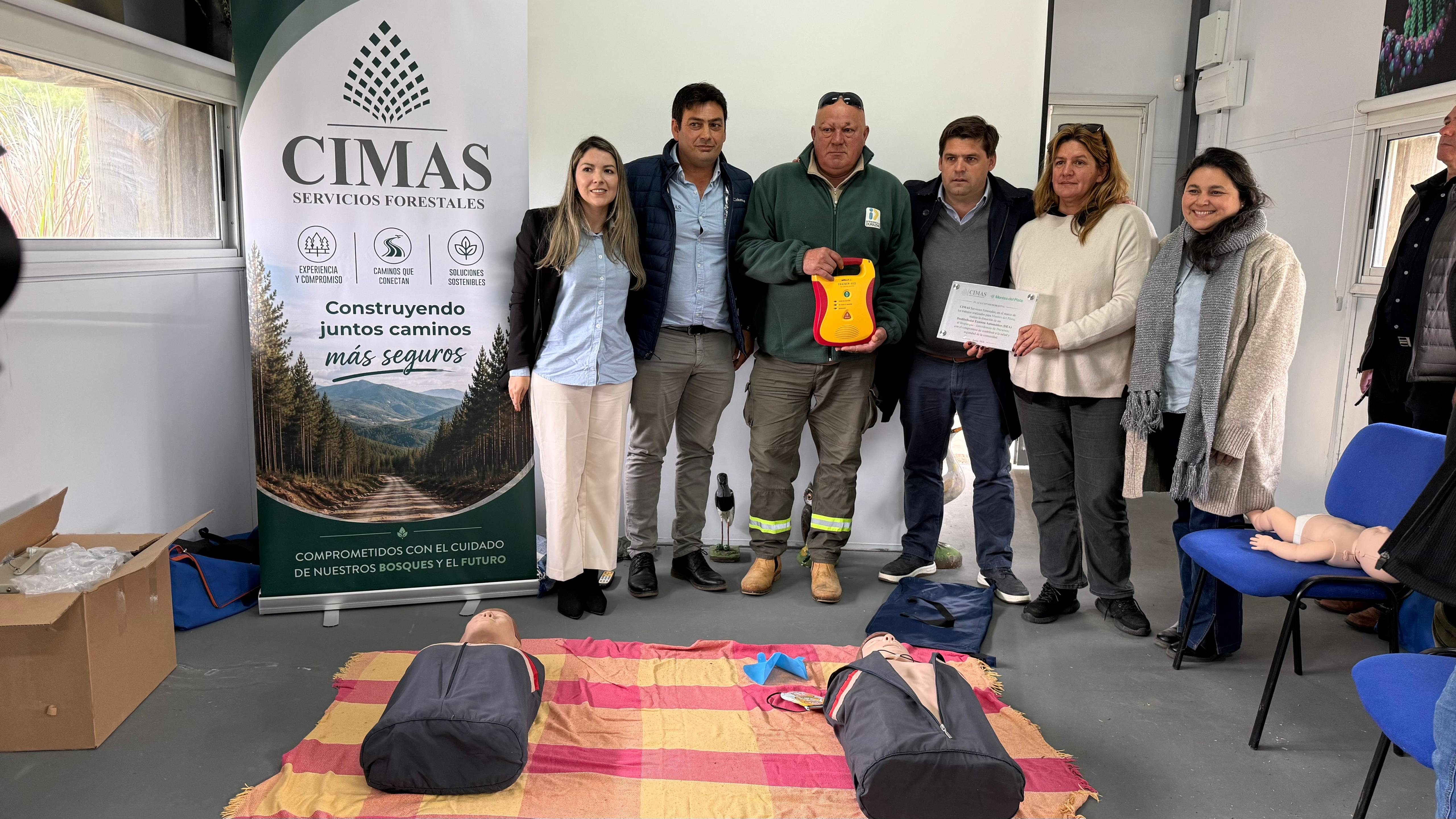 Bioparque de Durazno incorporó un Desfibrilador Externo Automático (DEA) y realizó capacitación al personal